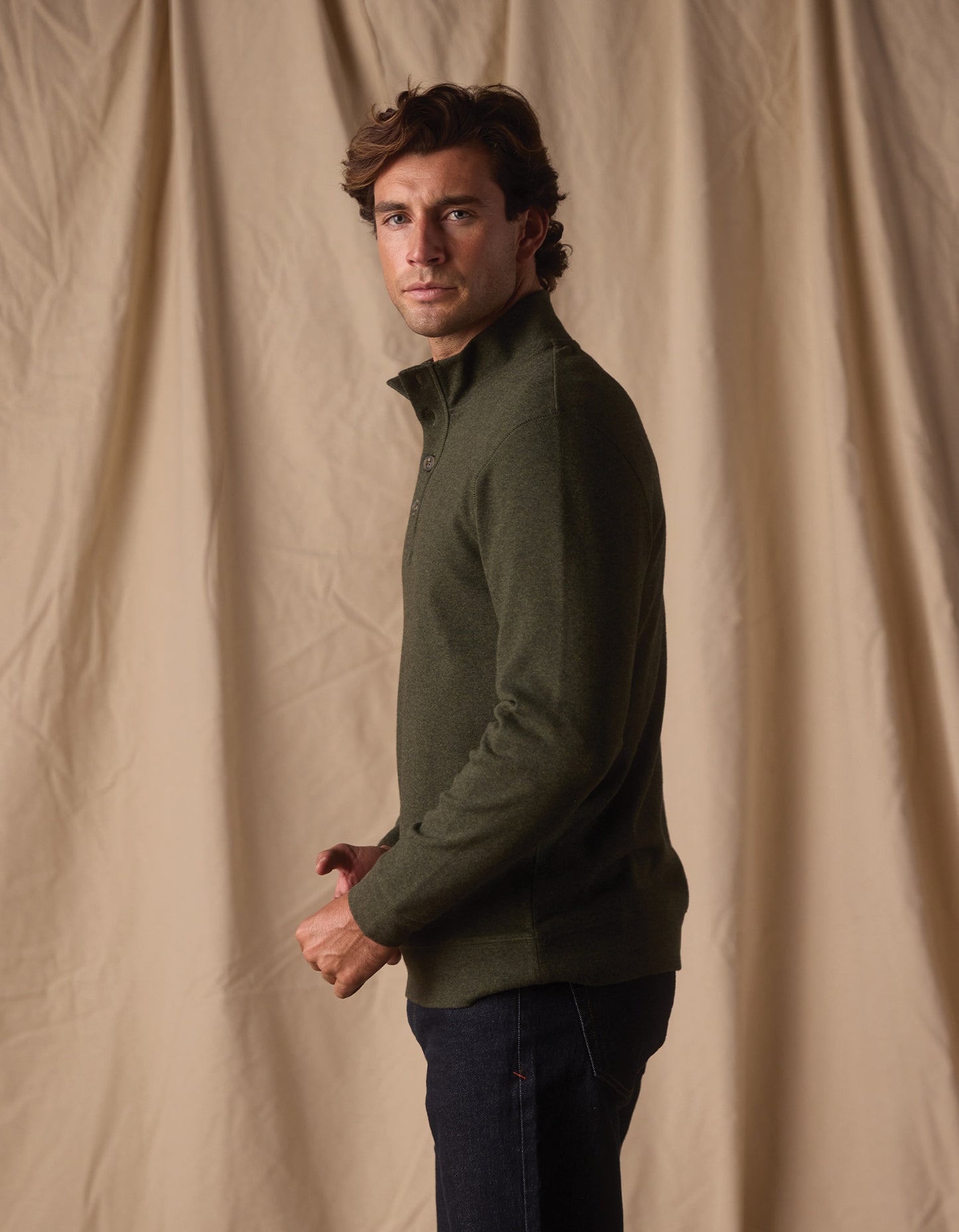 Puremeso Button Popover in Olive