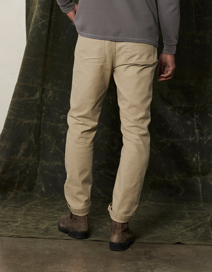 Scout Canvas Workwear Pant in Khaki