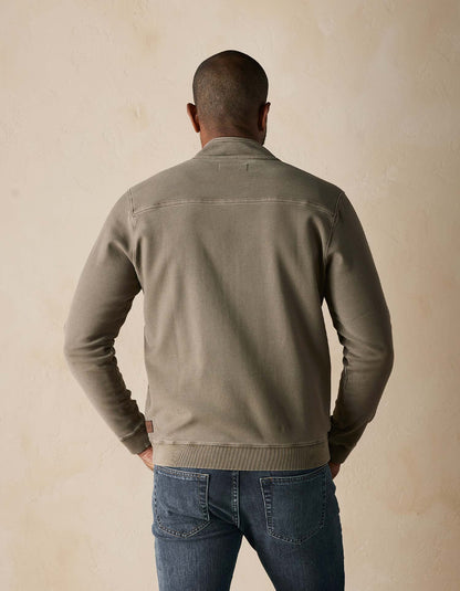 Comfort Terry Bomber in Taupe