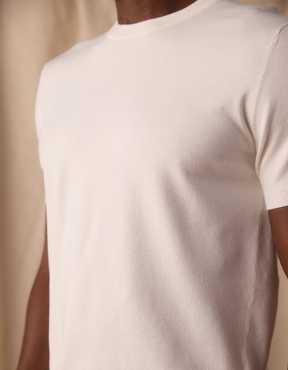 Taylor Sweater Tee in White