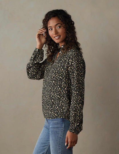 Harlowe Blouse in Harlowe Print