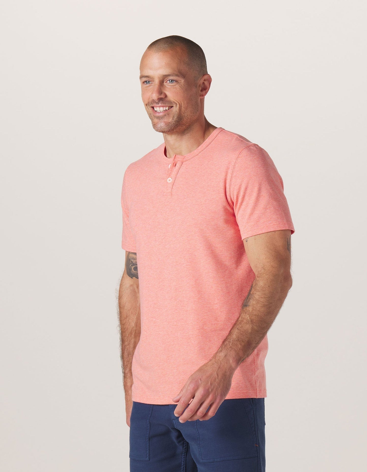 Active Puremeso Weekend Henley in Canyon Sunset