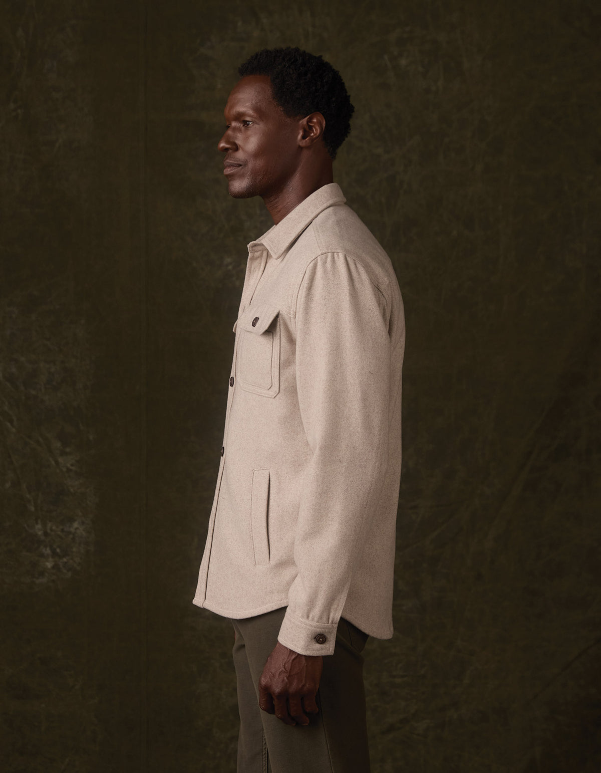 Brightside Flannel Lined Workwear Jacket in Oat