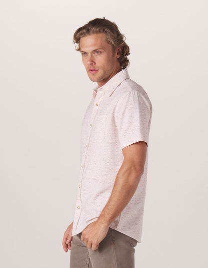 Freshwater Short Sleeve Button Up Shirt in Ysabl Nep