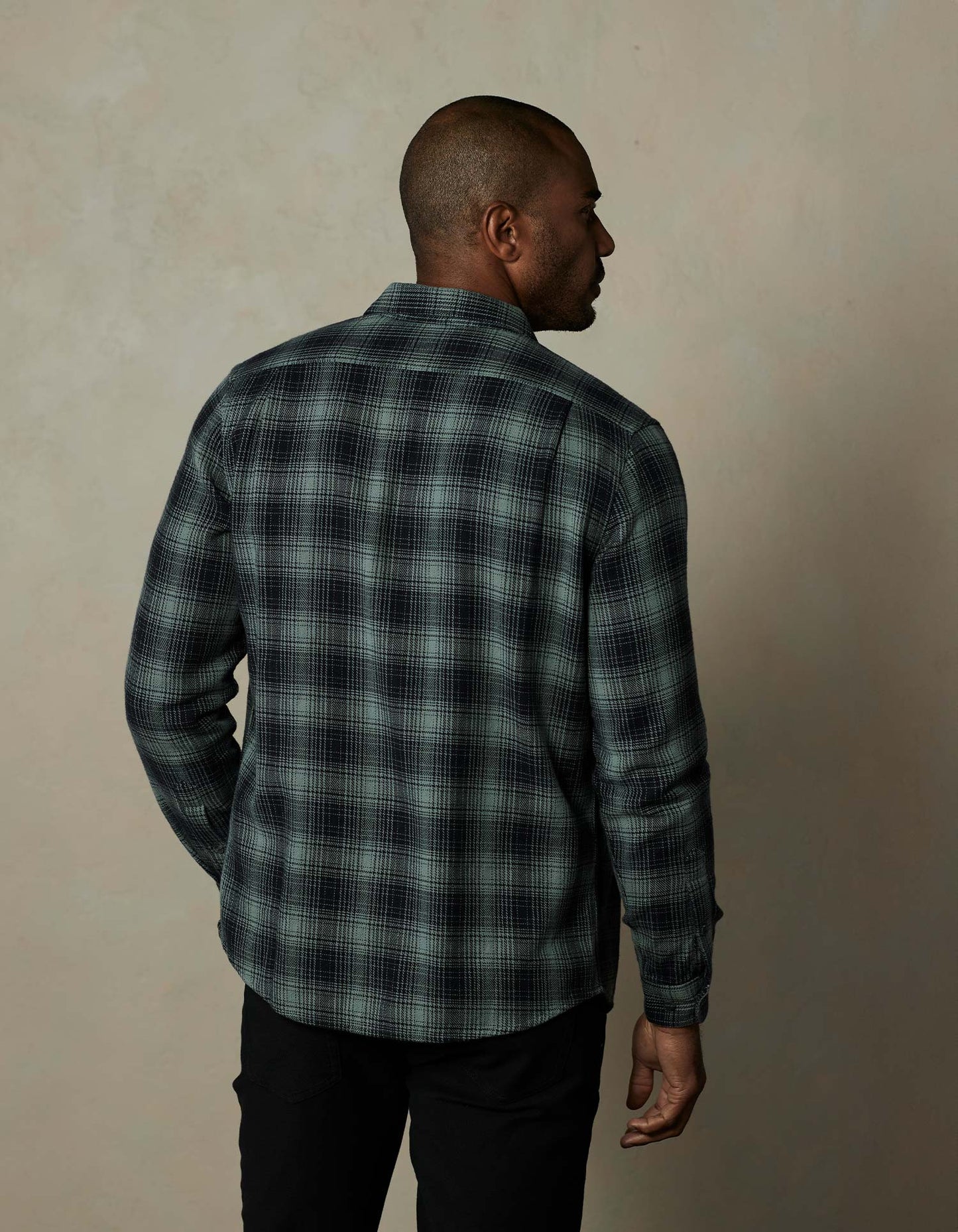 Mountain Overshirt in Eucalyptus Plaid