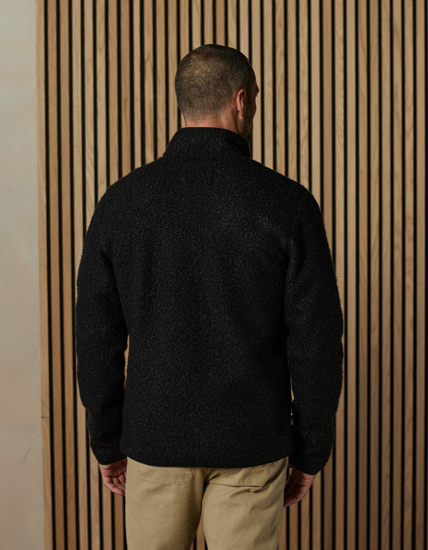 Highland Fleece Full Zip in Black