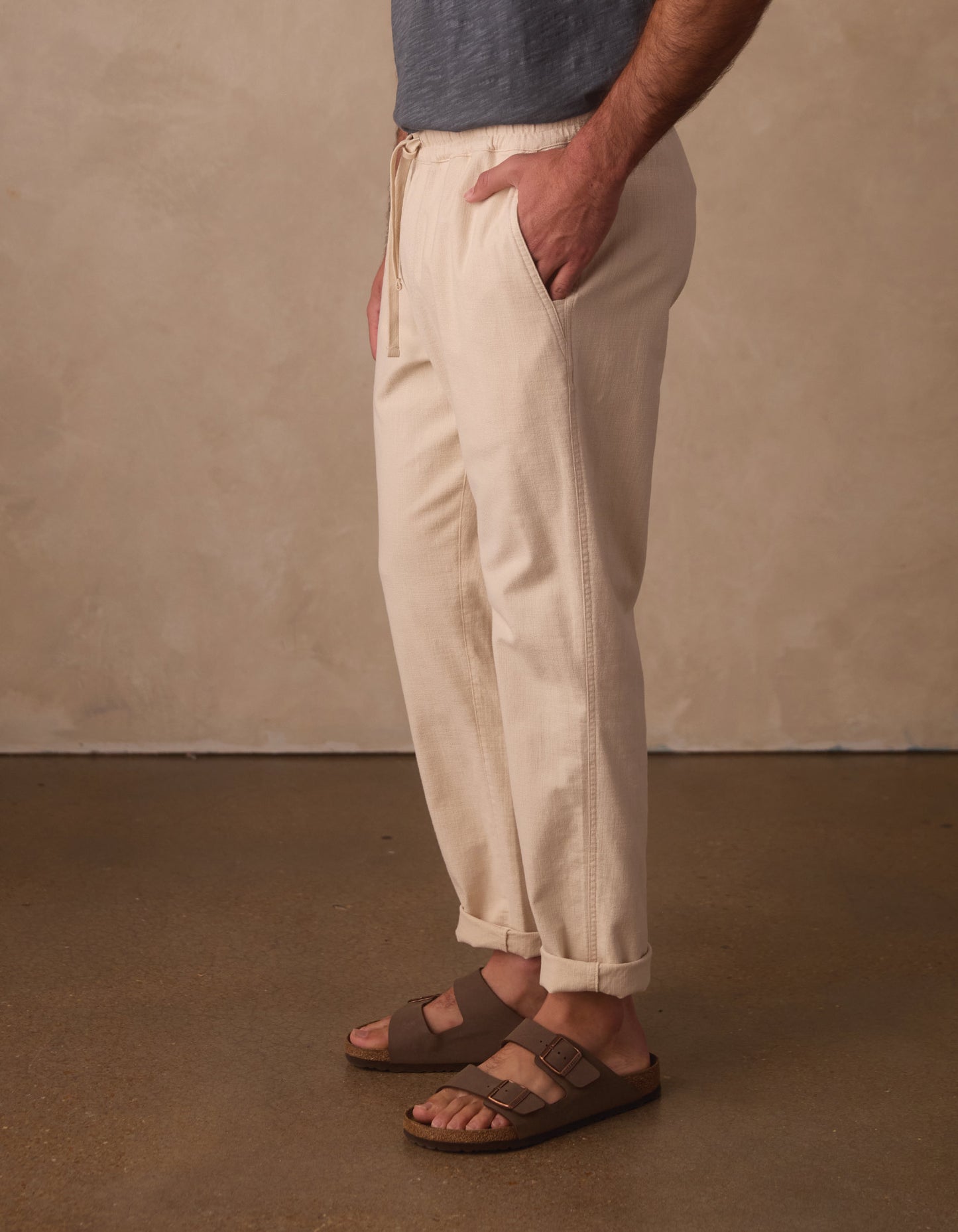 Texstretch Summer Pant in Light Khaki