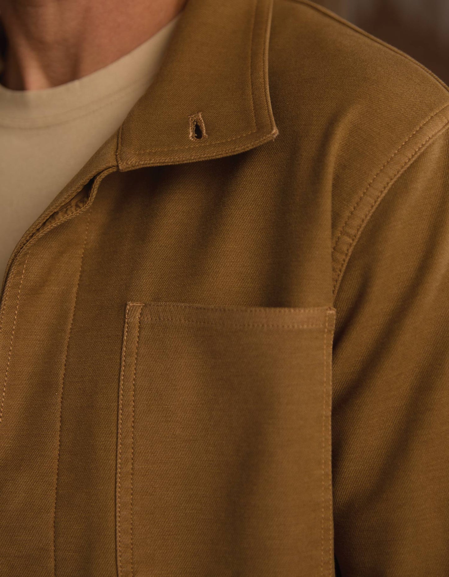 Comfort Terry Chore Coat in Russet
