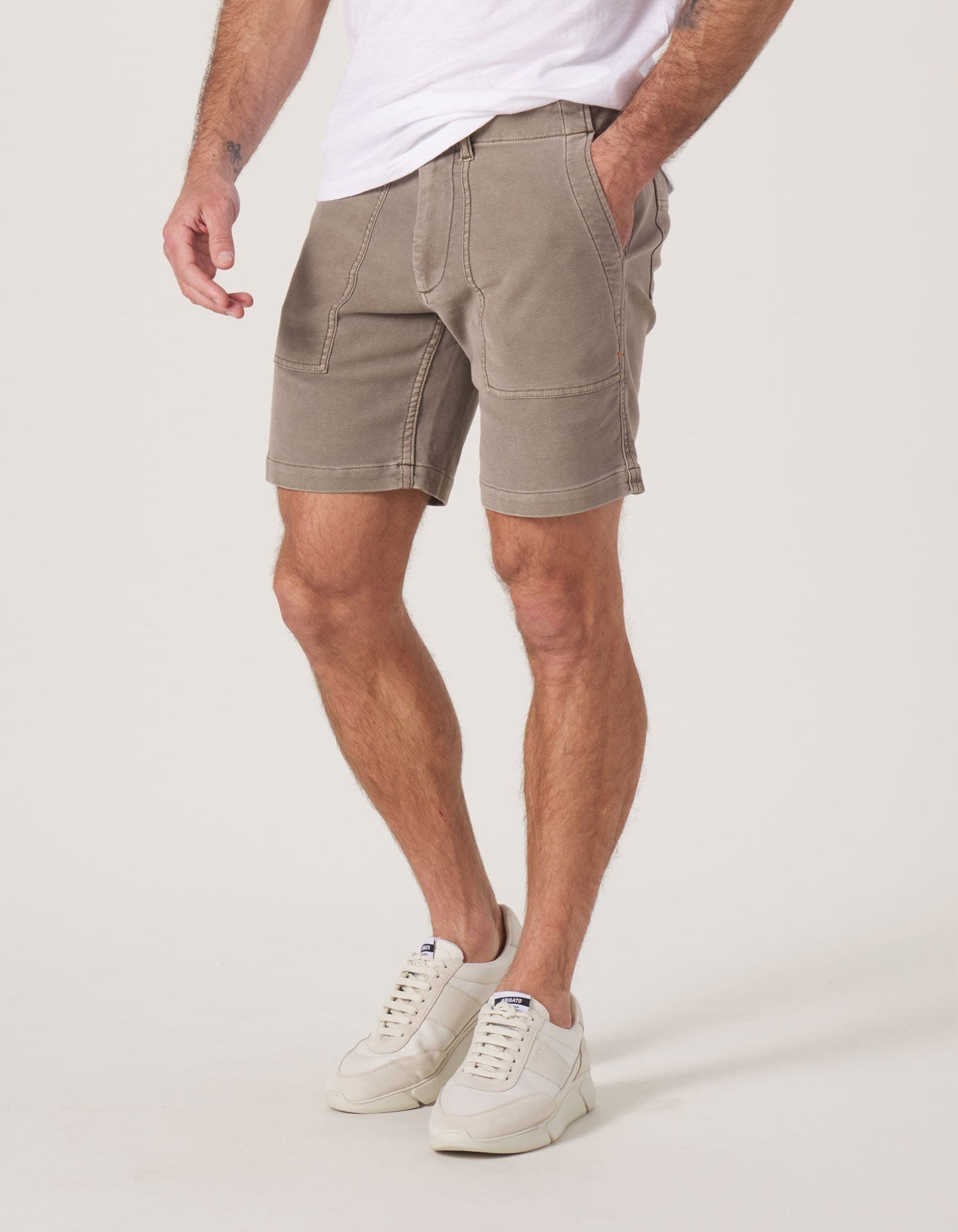 Comfort Terry Utility Short in Shadow