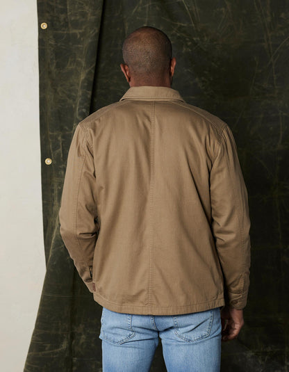 Military CPO Jacket in Toasted Chestnut