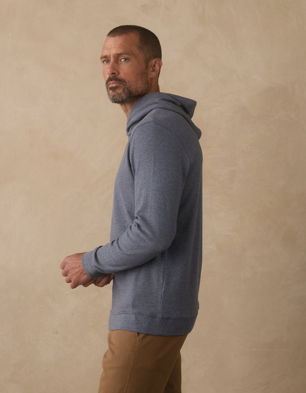 Puremeso Essential Hoodie in Bluestone