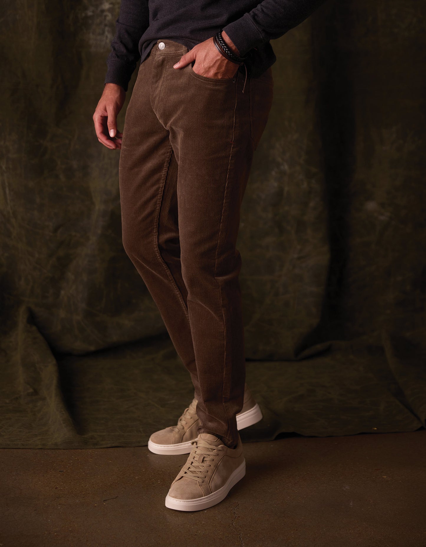 Comfort Cord Pant in Taupe