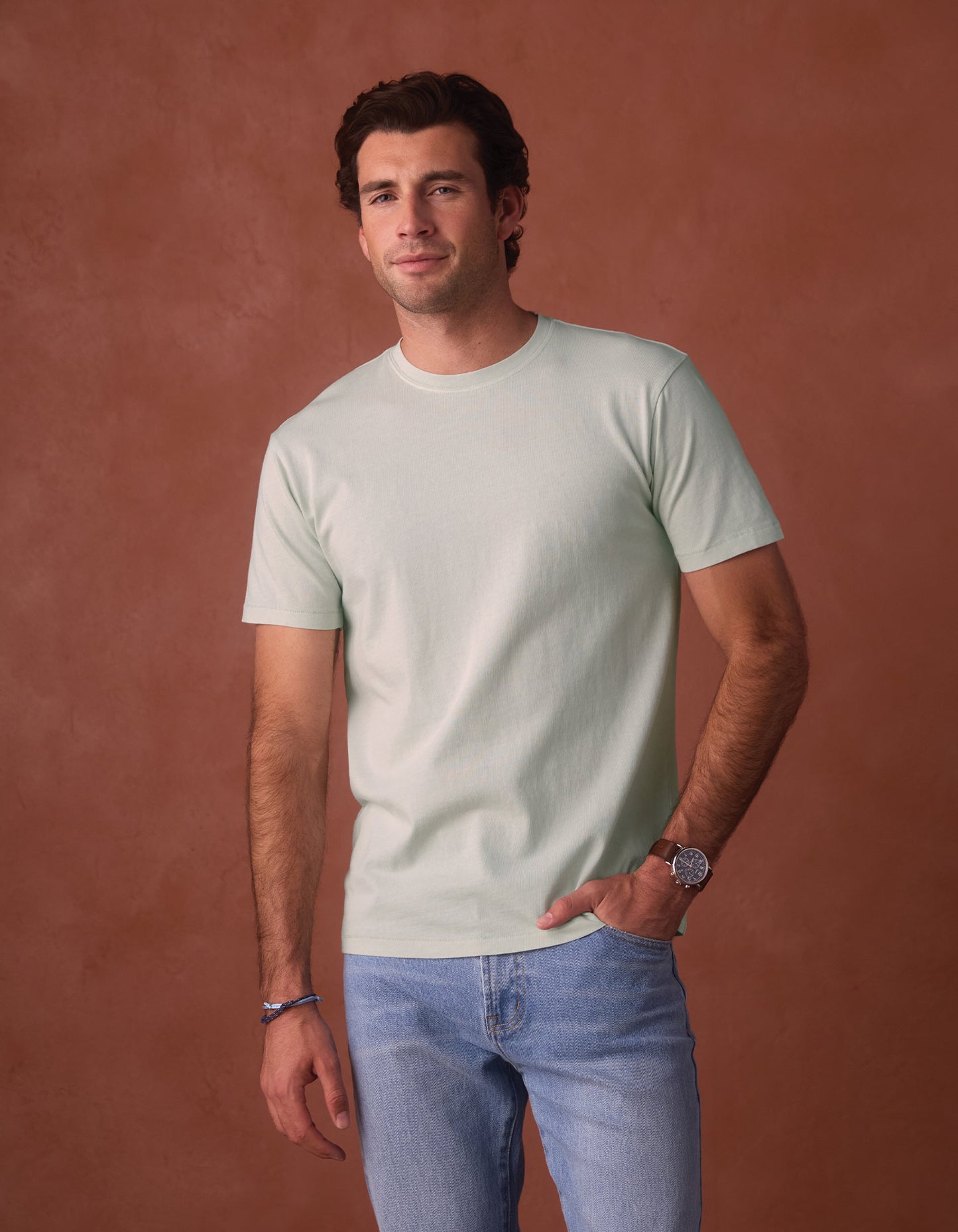 Normal Jersey Tee in Sea Glass