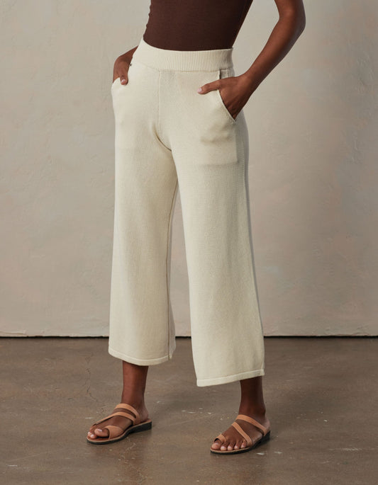 Wanderlust Knit Pant in Cream