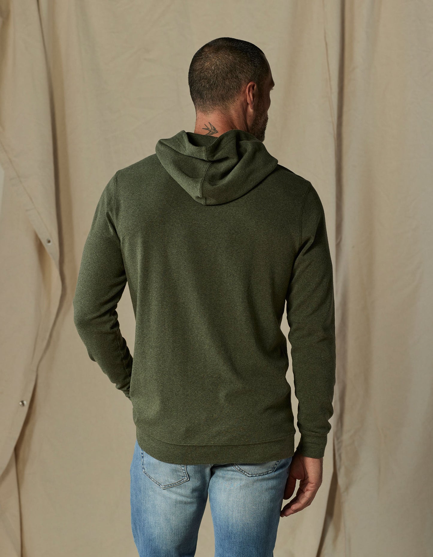 Puremeso Essential Hoodie in Oakmoss