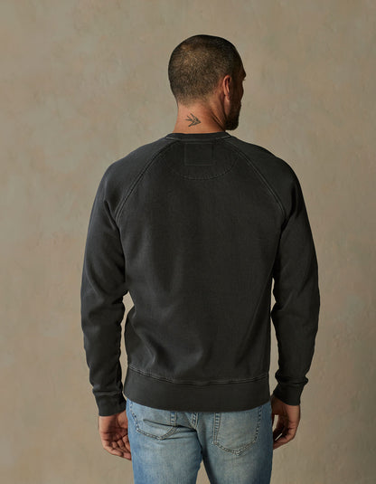 Jackie Premium Fleece Pocket Crew in Phantom