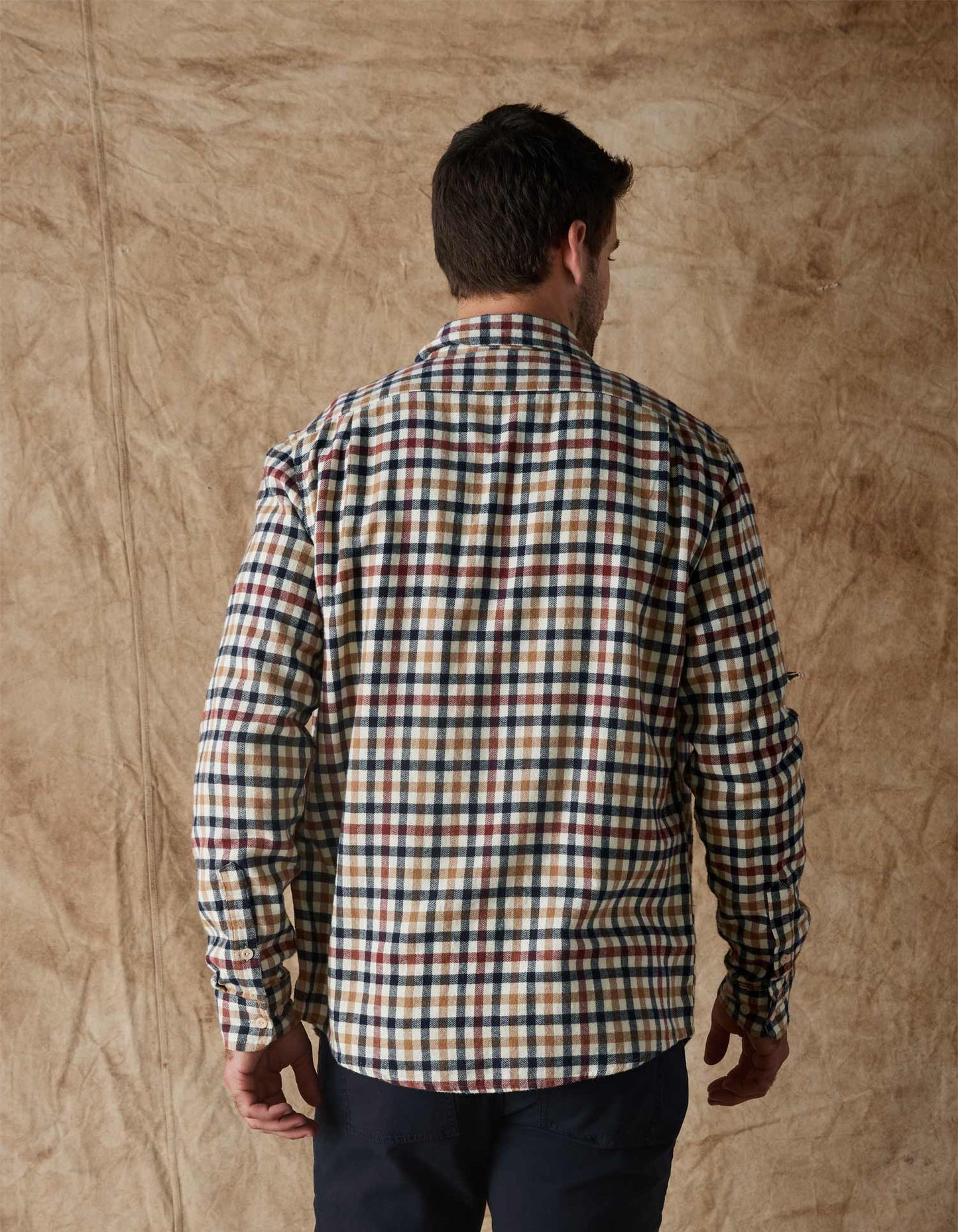 Hudson Double Brushed Flannel in Harvest Plaid