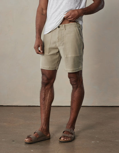 Comfort Terry Utility Short in Shadow