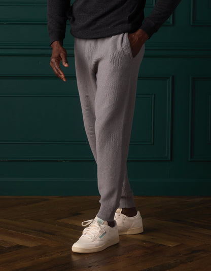 COOLMAX® Textured Jogger in Greystone