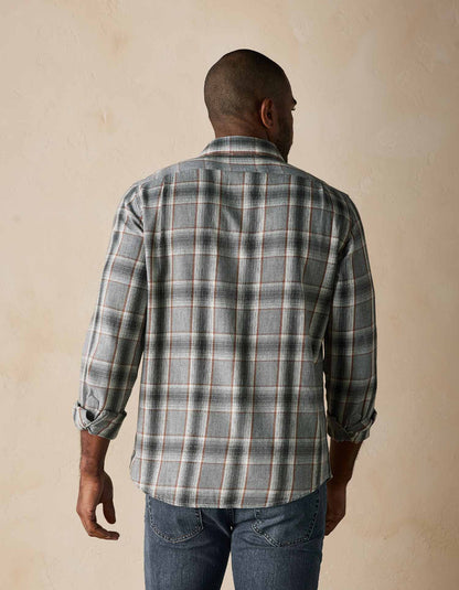 Jackson Lightweight Flannel in Grey Plaid