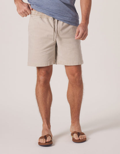 James Canvas Short in Sand Dune