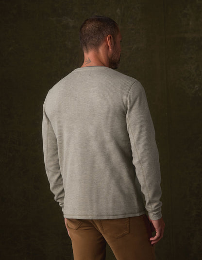 Thermal Henley in Moss