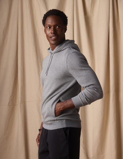 Fleece Puremeso Hoodie in Athletic Grey