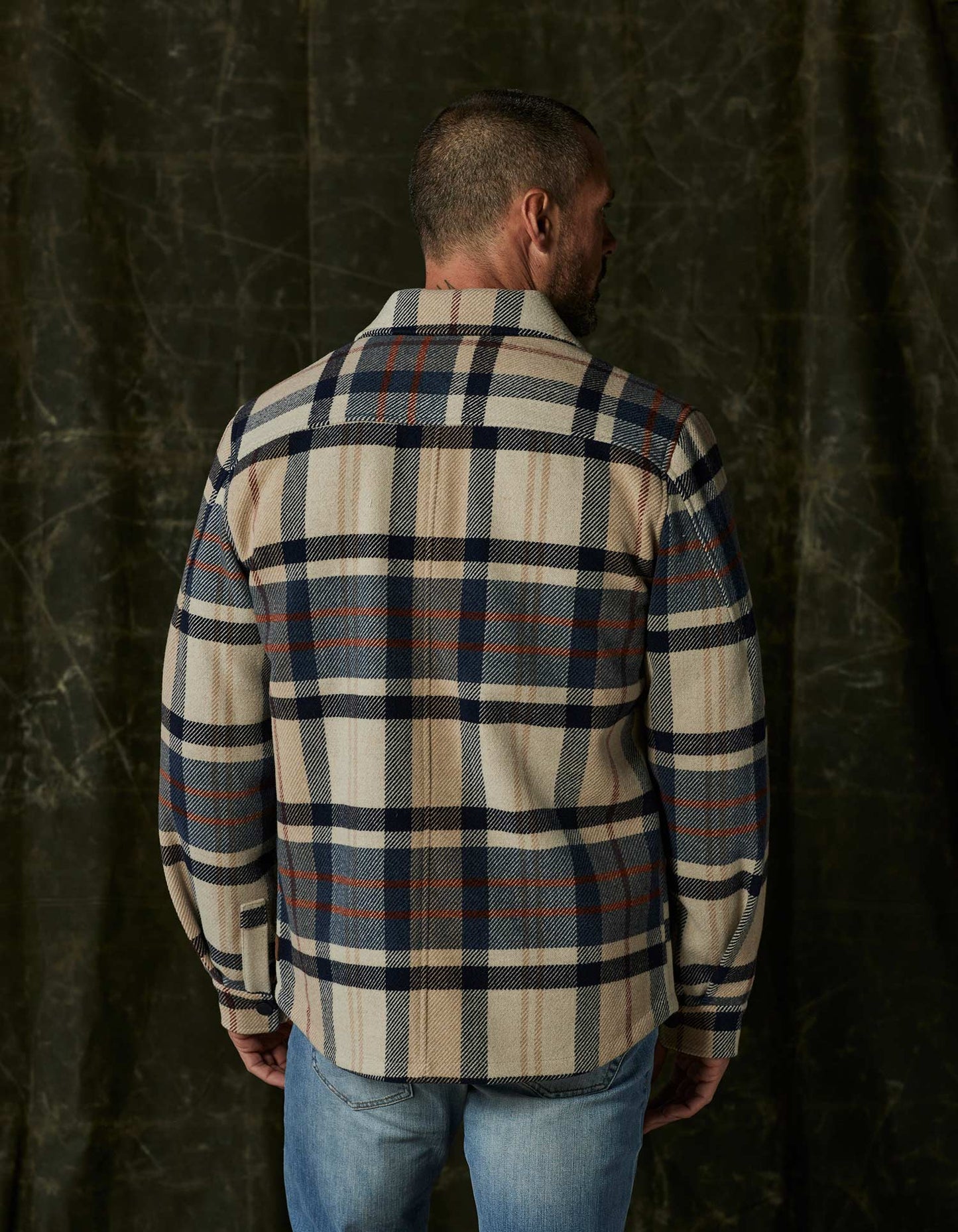 Legend Jacket in Cream Plaid