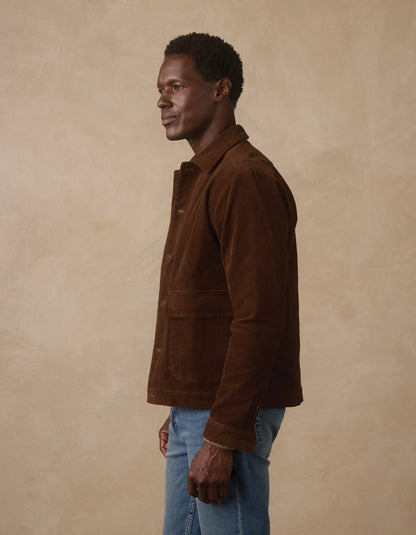 Micro Comfort Cord Jacket in Cedar