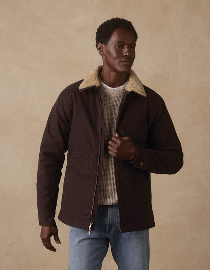 Everyday Canvas Chore Coat in Umber