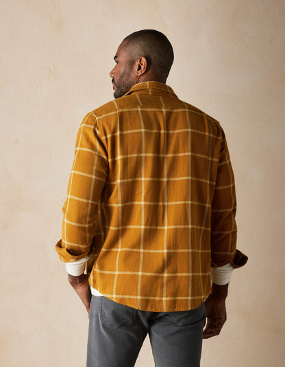 Mountain Overshirt in Palomino Plaid