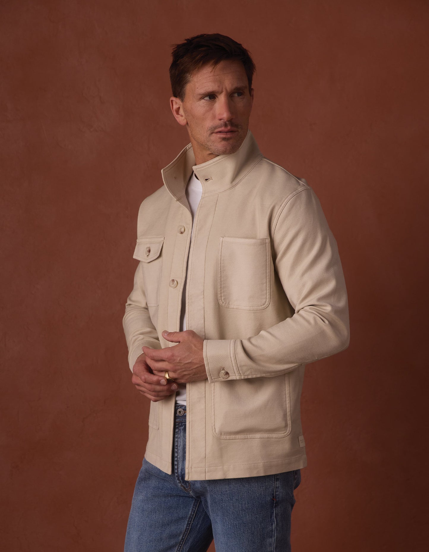 Comfort Terry Chore Coat in Birch