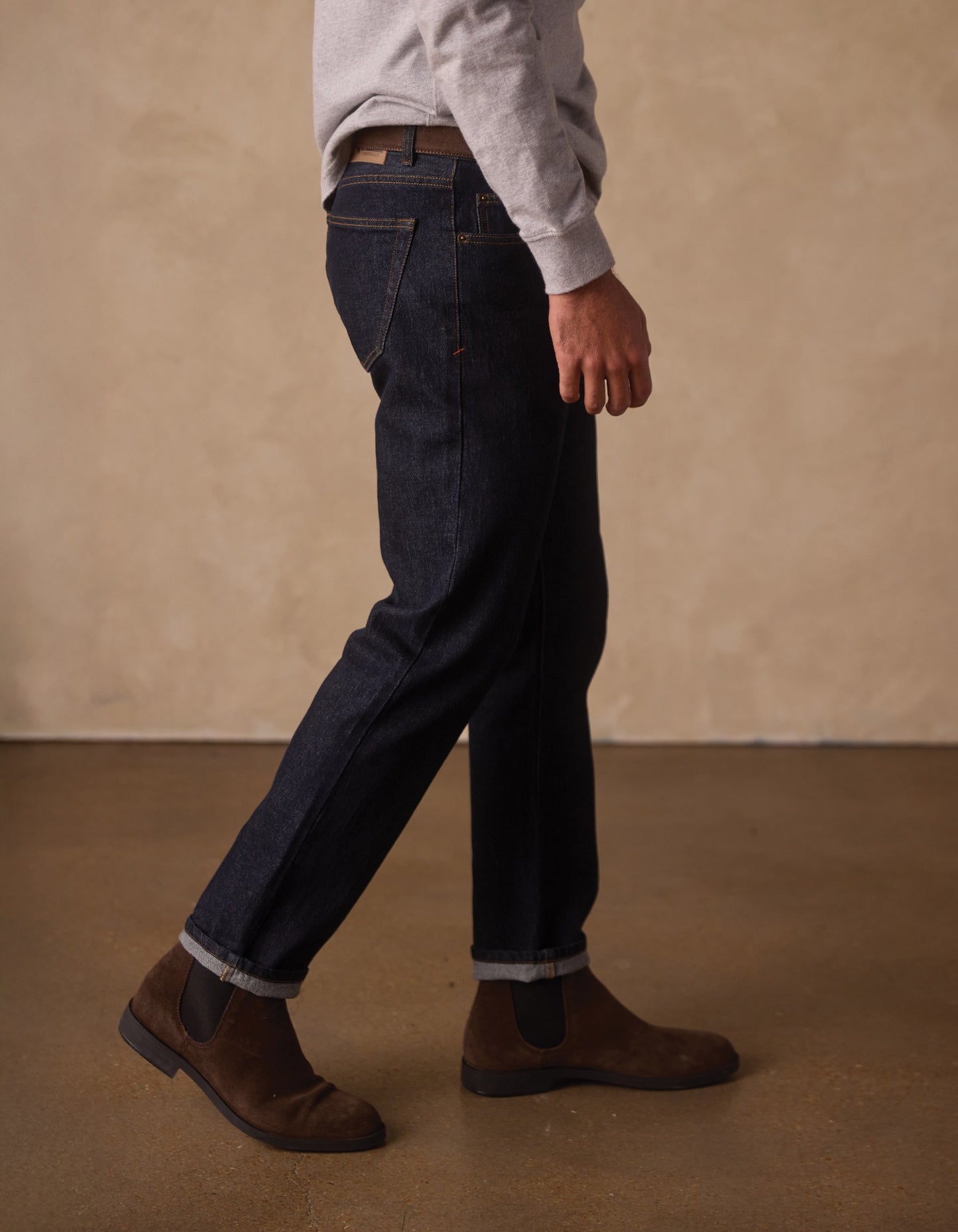 Normal Straight Jean in Vintage Dark Rinse