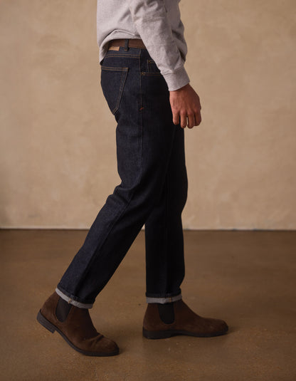 Normal Straight Jean in Vintage Dark Rinse