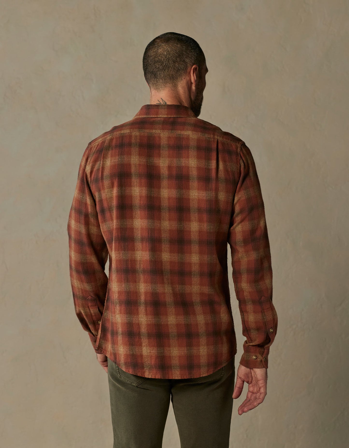 Hudson Double Brushed Flannel in Maple Glaze Plaid