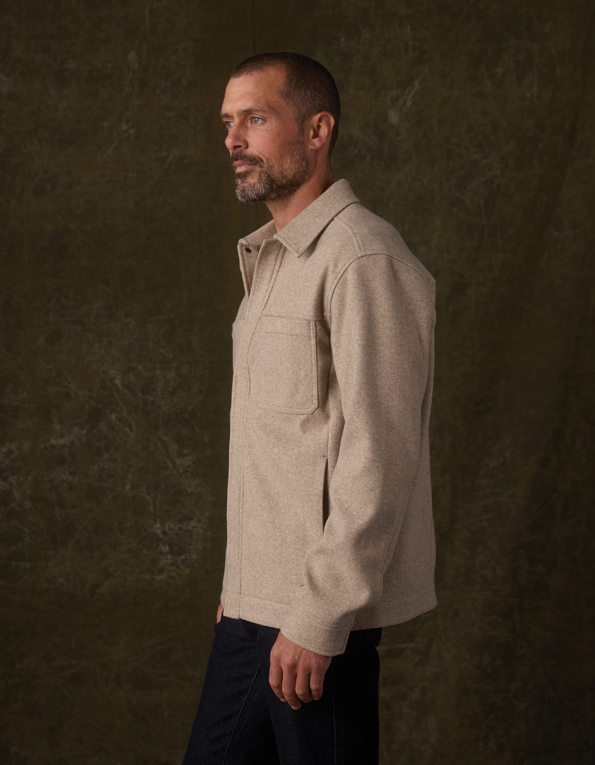 Felted Comfort Knit Jacket in Oat