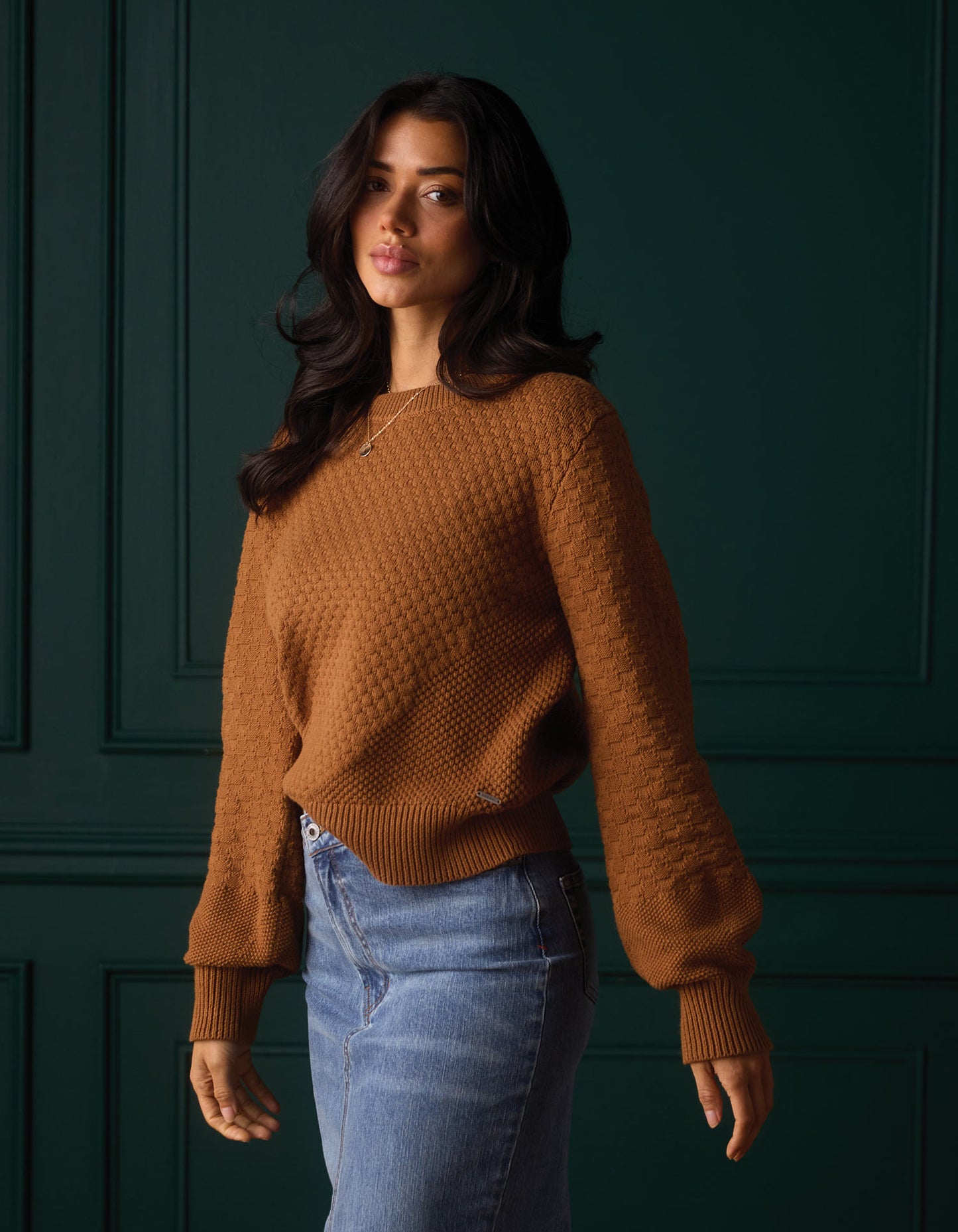 Colette Sweater in Russet