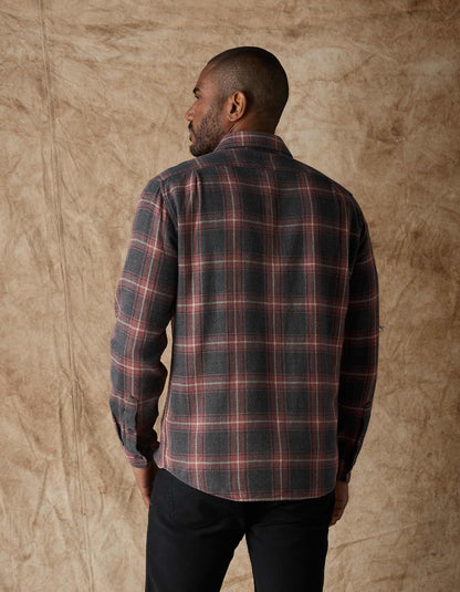 Mountain Overshirt in Shadow Plaid