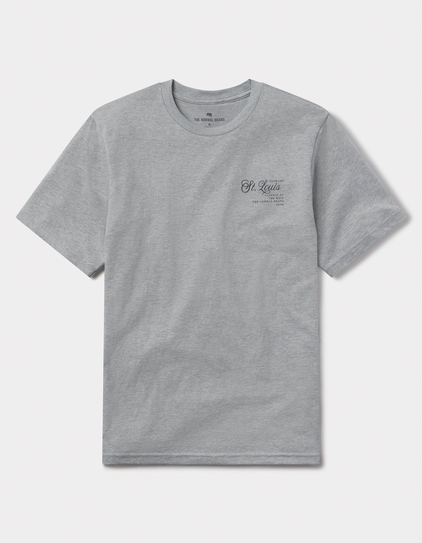 STL Club Tee in Dark Heather Grey