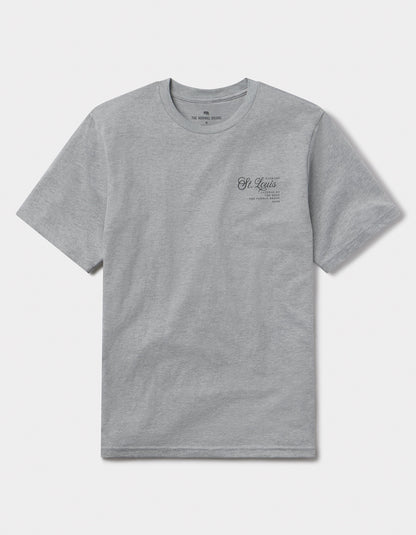 STL Club Tee in Dark Heather Grey
