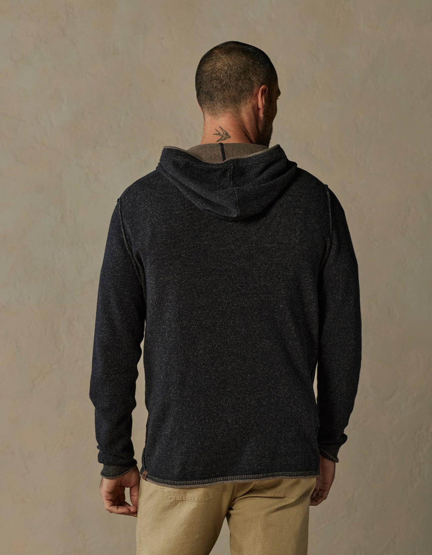 Jimmy Sweater Hoodie Navy Image 2