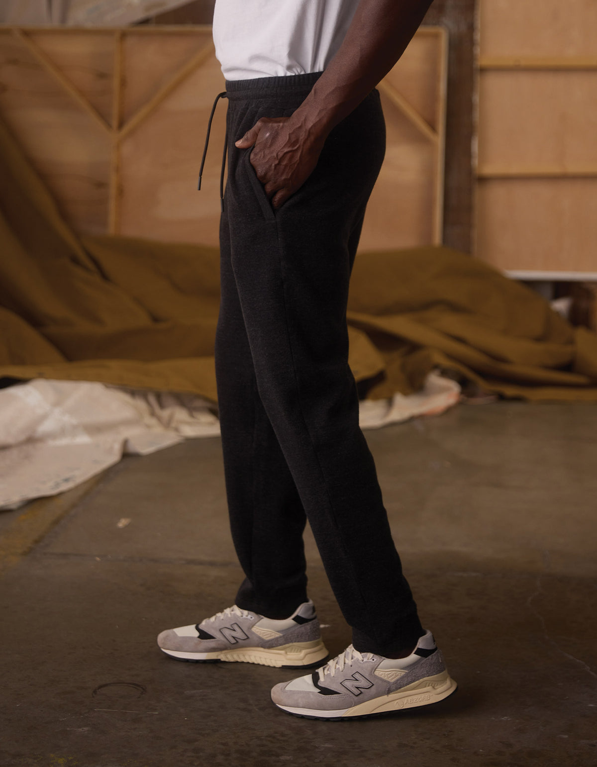 Fleece Puremeso Joggers in Phantom