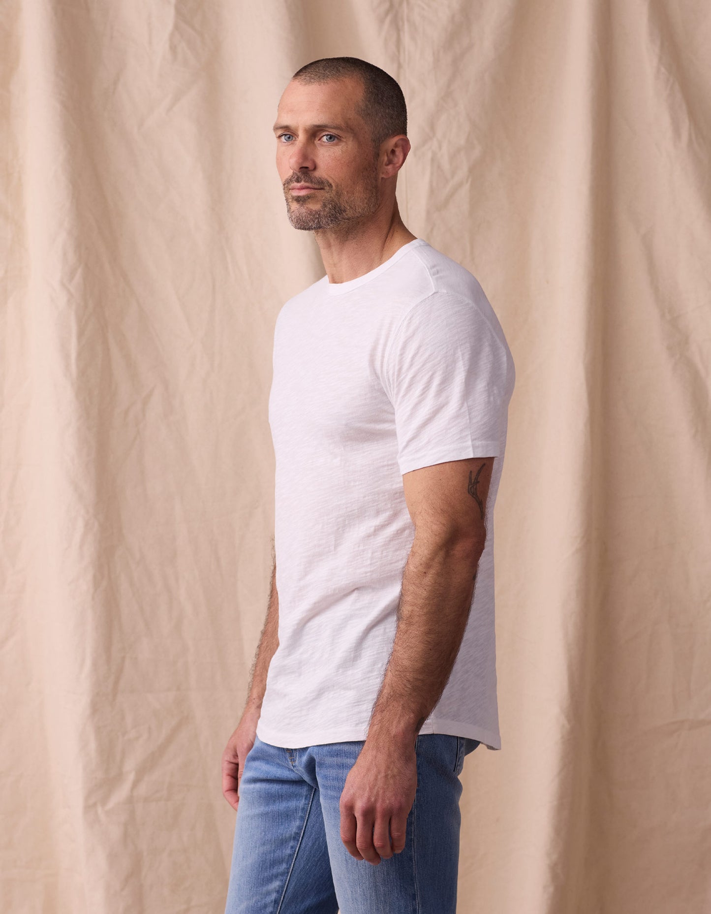 Vintage Slub Perfect Tee in White