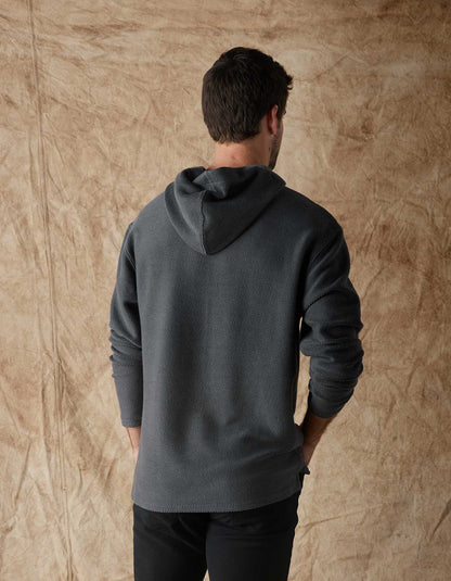 Tony Loop Terry Hoodie in Shadow