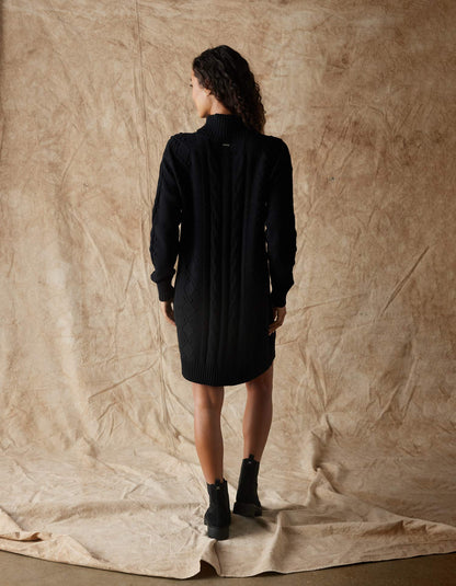 Rosa Sweater Dress in Black