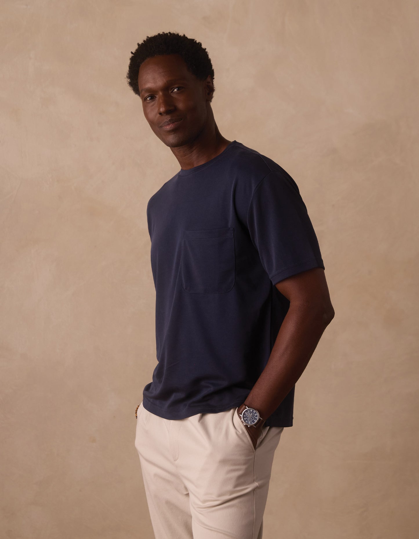 Laidback Tee in Navy