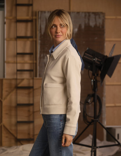 Comfort Terry All Day Jacket in Birch