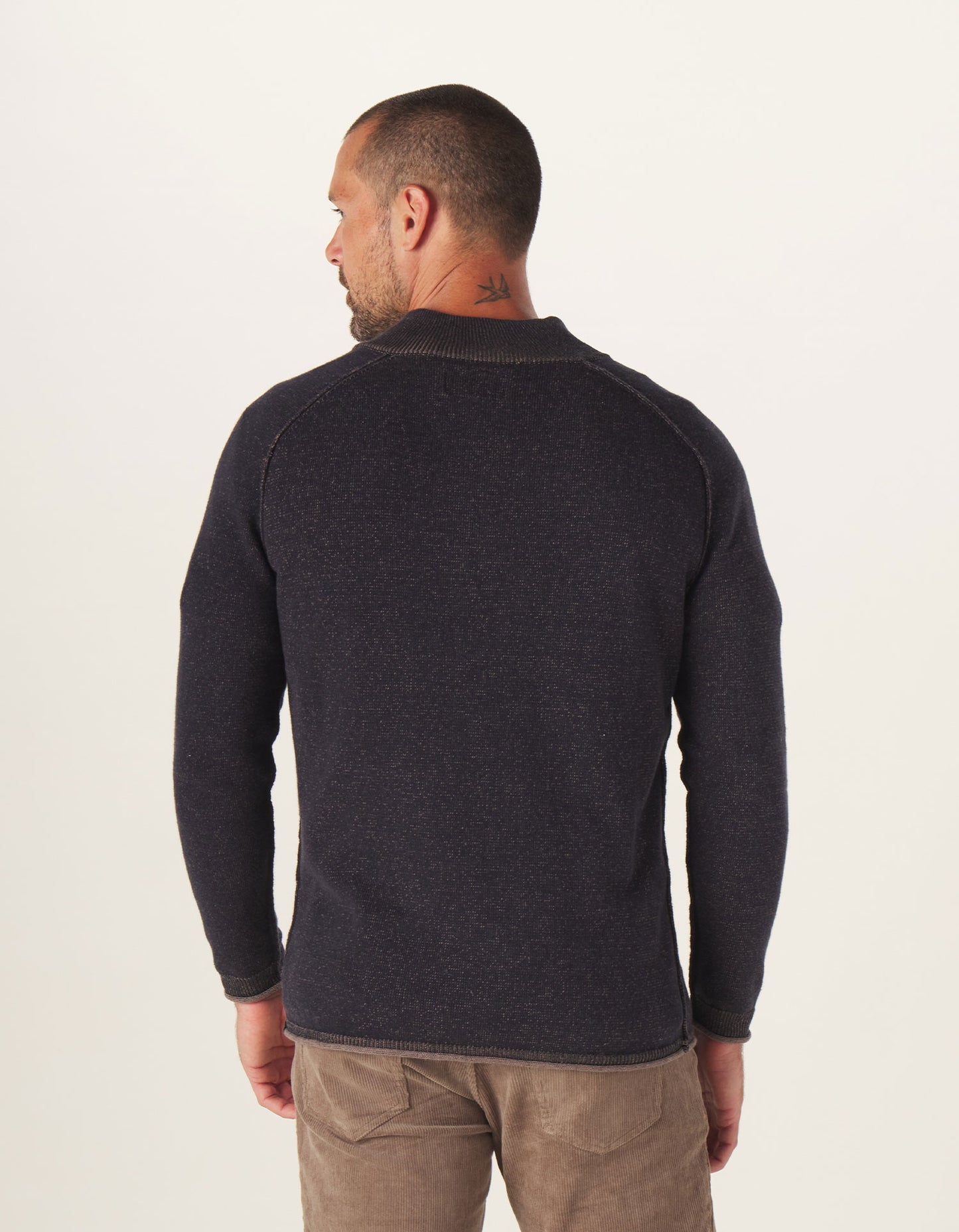 Jimmy Quarter Zip in Navy