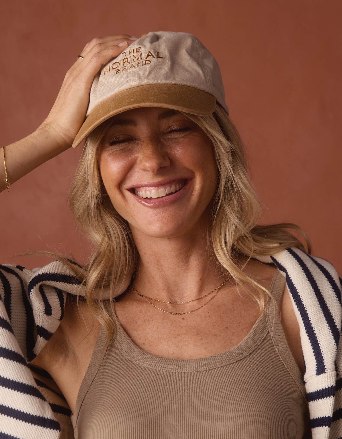 Hat Normal One Normal Twill Hat in Khaki/Russet – The Normal Brand