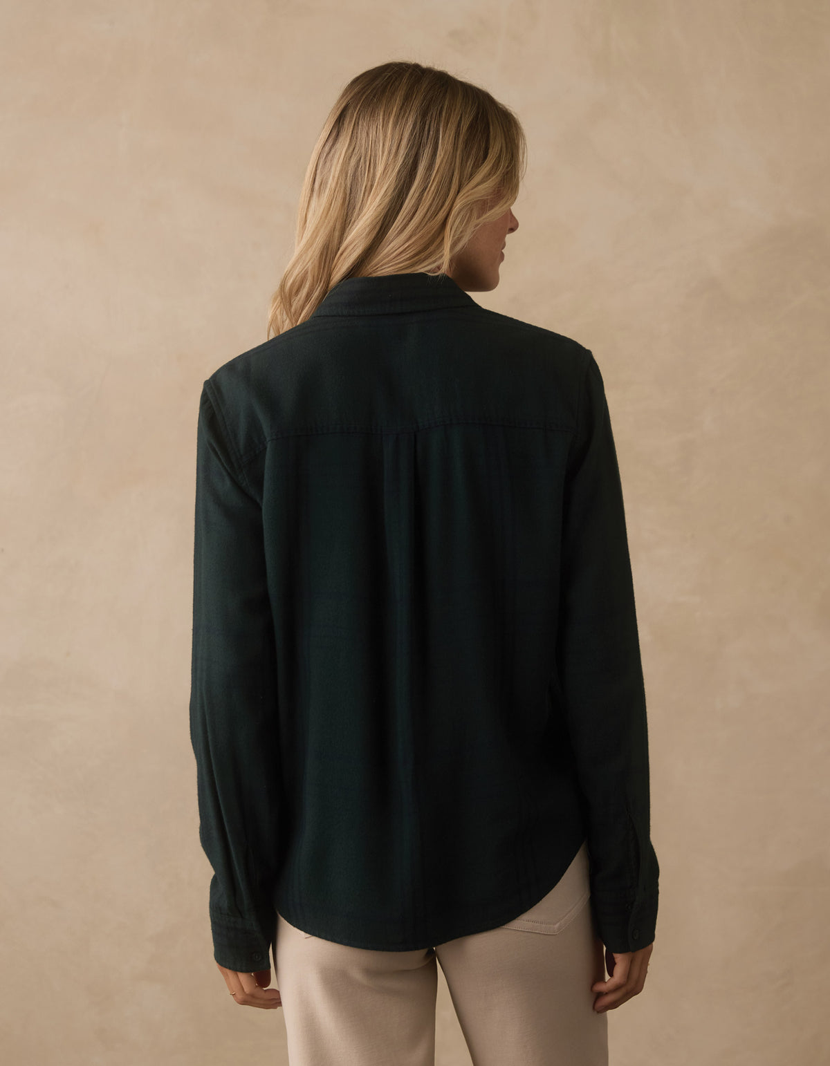 Softloom Flannel Button Up in Emerald Plaid